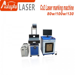 Maszyna do znakowania laserowego Co2 do grawerowania materiałów drewnianych i niemetalowych